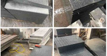 秦皇岛 芝麻黑地铺石材