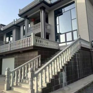 秦皇岛 芝麻白别墅阳台栏杆，楼梯栏杆