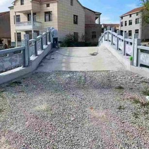 秦皇岛 芝麻灰花岗岩桥栏杆