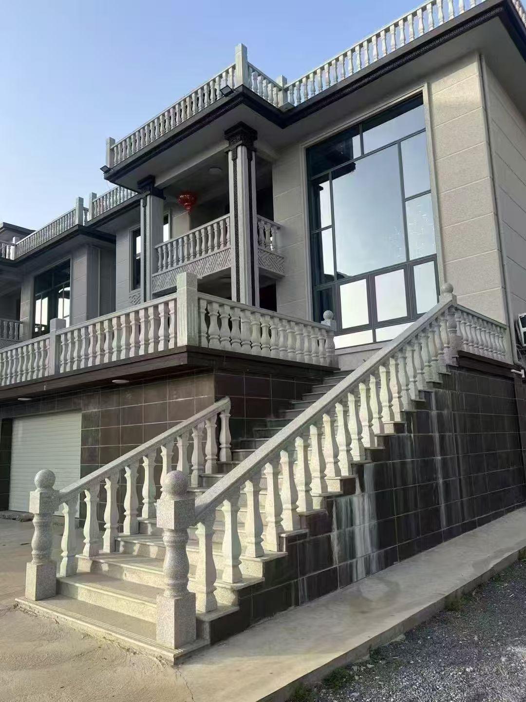 秦皇岛 芝麻白别墅阳台栏杆，楼梯栏杆
