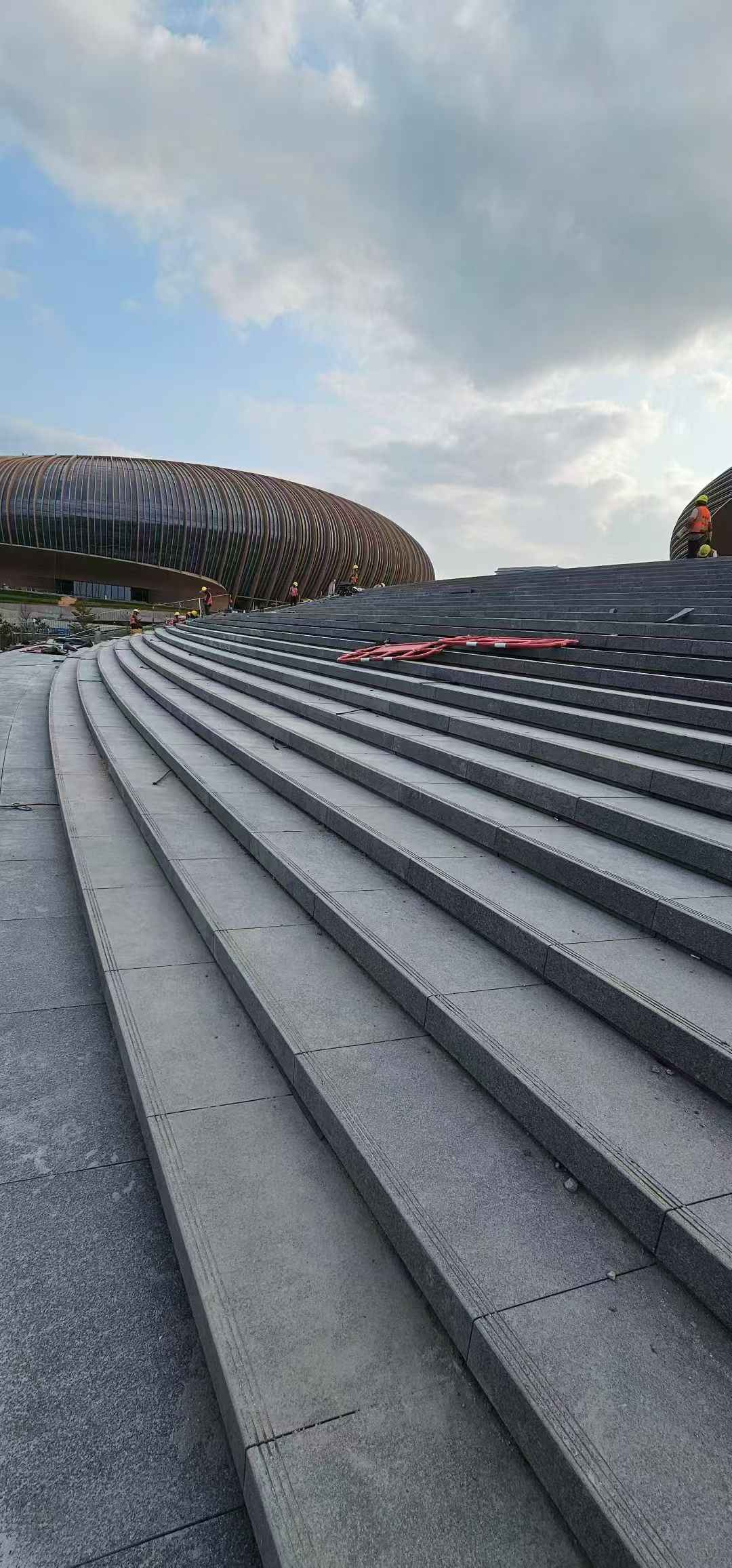 秦皇岛 弧形整石台阶铺装效果图