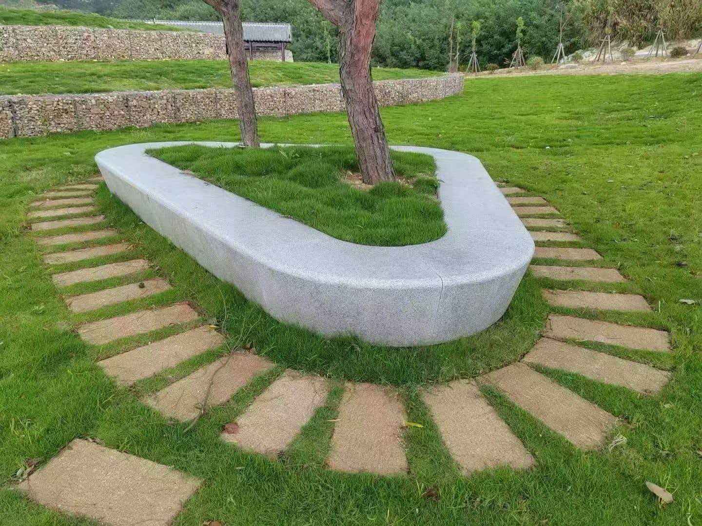 秦皇岛 芝麻白光面整石坐凳