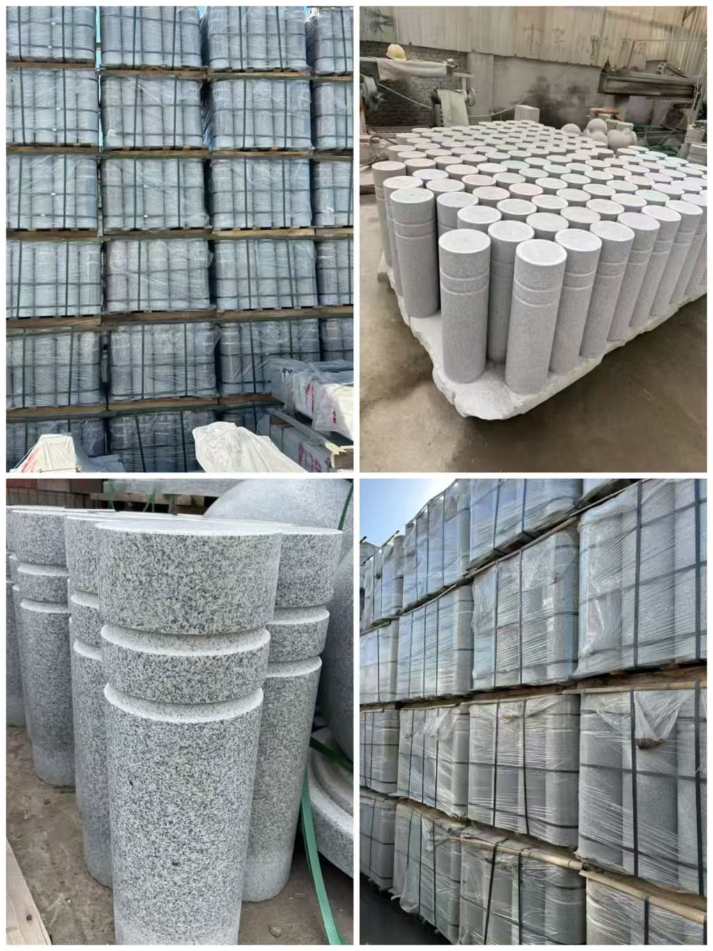 秦皇岛 芝麻白花岗岩挡车柱、隔离柱多少钱